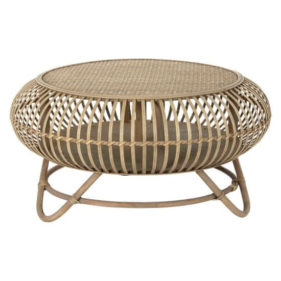 DKD Home Decor Stranska mizica DKD Home Decor 8424001811328 Multicolor Natural 75 x 75 x 39 cm
