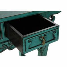 DKD Home Decor Konzola DKD Home Decor Zelena Večbarvna Turkizna Kovina 135 x 37 x 89 cm