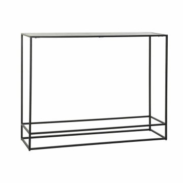 DKD Home Decor Konzola DKD Home Decor 110 x 25 x 84 cm Črna zlata aluminijasta plastika