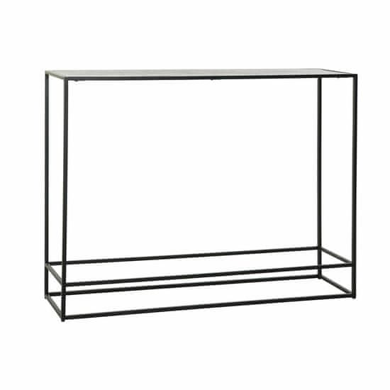 DKD Home Decor Konzola DKD Home Decor 110 x 25 x 84 cm Črna zlata aluminijasta plastika
