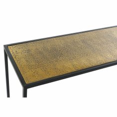 DKD Home Decor Konzola DKD Home Decor 110 x 25 x 84 cm Črna zlata aluminijasta plastika