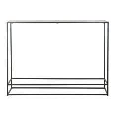 DKD Home Decor Konzola DKD Home Decor 110 x 25 x 84 cm Črna zlata aluminijasta plastika