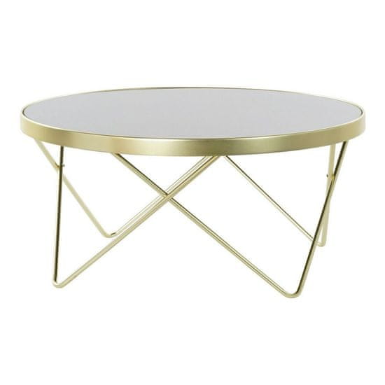 DKD Home Decor Stranska mizica DKD Home Decor Crystal Steel (82 x 82 x 40 cm)