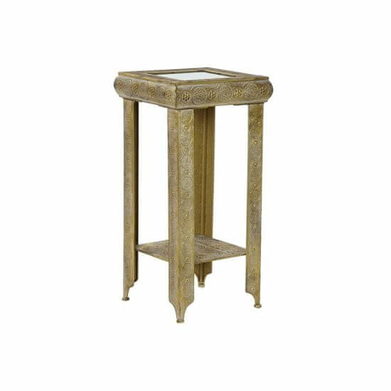 DKD Home Decor Stranska mizica DKD Home Decor Kovinsko ogledalo (32 x 32 x 65 cm)