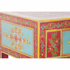 DKD Home Decor Konzola DKD Home Decor Večbarvni akrilni les Mango les Zrcalo 117 x 40 x 76 cm