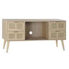 DKD Home Decor TV pohištvo DKD Home Decor Večbarvno Naravni les Paolownia MDF Les 120 x 42 x 60 cm