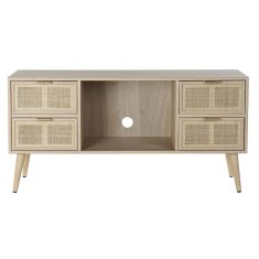 DKD Home Decor TV pohištvo DKD Home Decor Večbarvno Naravni les Paolownia MDF Les 120 x 42 x 60 cm