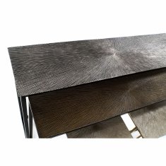 DKD Home Decor Komplet DKD Home Decor Console Golden Metal Silver Copper Aluminium (103 x 27,5 x 77,5 cm) (4 kosi)