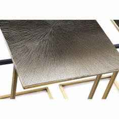 DKD Home Decor Komplet DKD Home Decor Console Golden Metal Silver Copper Aluminium (103 x 27,5 x 77,5 cm) (4 kosi)