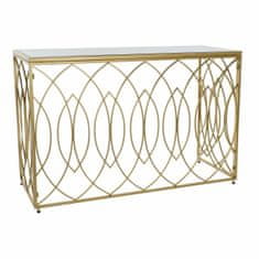 DKD Home Decor Stranska mizica DKD Home Decor Crystal Golden Metal (120 x 40 x 78 cm)