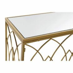DKD Home Decor Stranska mizica DKD Home Decor Crystal Golden Metal (120 x 40 x 78 cm)