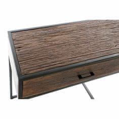 DKD Home Decor Konzola DKD Home Decor 8424001772179 Črna Večbarvna Naravna Temno rjava Kovina Recikliran les Mango les 150 x 43 x 77 cm