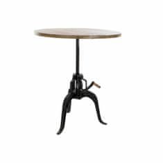 DKD Home Decor Stranska miza DKD Home Decor Brown Black Wood Metal (90 x 90 x 106 cm)