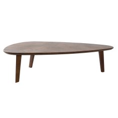 DKD Home Decor Stranska mizica DKD Home Decor Kovina Les Rjava (133 x 80 x 32 cm)