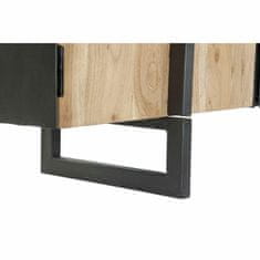 DKD Home Decor TV pohištvo DKD Home Decor Black Metal Acacia (165 x 40 x 50 cm)
