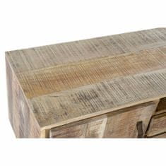 DKD Home Decor TV pohištvo DKD Home Decor 150 x 40 x 52,5 cm Naravna črna kovina Mango les
