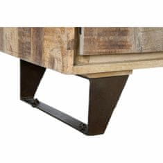 DKD Home Decor TV pohištvo DKD Home Decor 150 x 40 x 52,5 cm Naravna črna kovina Mango les