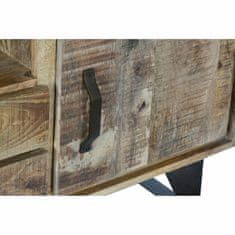 DKD Home Decor TV pohištvo DKD Home Decor 150 x 40 x 52,5 cm Naravna črna kovina Mango les