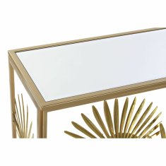DKD Home Decor Stranska mizica DKD Home Decor 108 x 37 x 79,5 cm Zrcalo Zlata kovina
