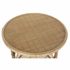 DKD Home Decor Stranska mizica DKD Home Decor Naravni les 60 x 60 x 61 cm Bambus