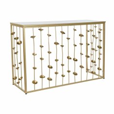 DKD Home Decor Konzola DKD Home Decor 120 x 43 x 81 cm Zrcalo Zlata kovina