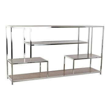 DKD Home Decor Konzola DKD Home Decor 190 x 40 x 96 cm srebrna jeklo plastika MDF les