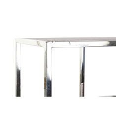 DKD Home Decor Konzola DKD Home Decor 190 x 40 x 96 cm srebrna jeklo plastika MDF les