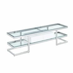 DKD Home Decor TV pohištvo DKD Home Decor Silver Crystal Steel (180 x 40 x 45 cm)