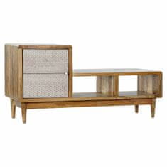 DKD Home Decor TV pohištvo DKD Home Decor Cream Natural Metal Acacia 125 x 41 x 62 cm