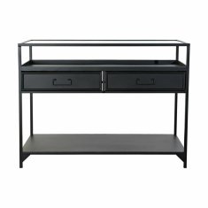 DKD Home Decor Konzola DKD Home Decor 8424001831364 Black Multicolor Metal Crystal 100 x 40 x 76 cm