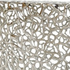 DKD Home Decor Stranska mizica DKD Home Decor Silver Aluminium Plastic 76 x 76 x 33 cm