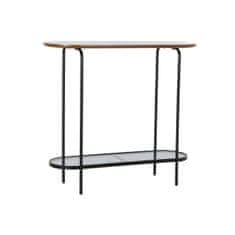 DKD Home Decor Konzola DKD Home Decor Črni les kristal železo (90 x 30 x 80 cm)