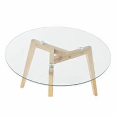 DKD Home Decor Stranska mizica DKD Home Decor Wood Crystal (60 x 60 x 45 cm)