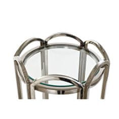 DKD Home Decor Stranska mizica DKD Home Decor Crystal Silver Metal 40 x 40 x 110 cm