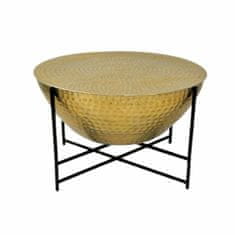 DKD Home Decor Stranska mizica DKD Home Decor Black Golden Steel (72 x 72 x 44,5 cm)