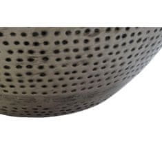 DKD Home Decor Stranska mizica DKD Home Decor 72 x 72 x 33 cm Srebrno jeklo Beli marmor