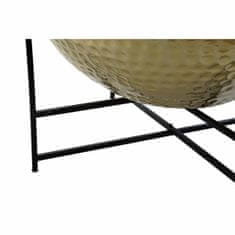 DKD Home Decor Stranska mizica DKD Home Decor Black Golden Steel (72 x 72 x 44,5 cm)