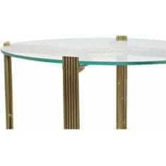 DKD Home Decor Stranska mizica DKD Home Decor Crystal Golden Steel (44 x 44 x 48 cm)