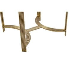 DKD Home Decor Stranska mizica DKD Home Decor Crystal Golden Steel (44 x 44 x 48 cm)