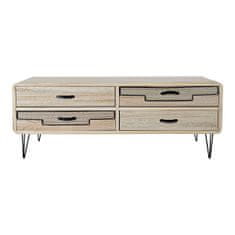 DKD Home Decor TV pohištvo DKD Home Decor Kovina Paolownia les (115 x 61 x 43 cm)