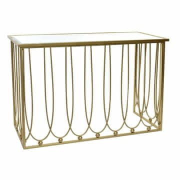 DKD Home Decor Konzola DKD Home Decor Ogledalo Golden Metal MDF (120 x 43 x 80 cm)