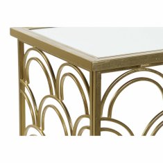 DKD Home Decor Konzola DKD Home Decor Ogledalo Golden Metal MDF (120 x 40 x 81 cm)