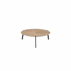 DKD Home Decor Stranska mizica DKD Home Decor Kovina Svetlo rjava MDF Les (110 x 110 x 37,5 cm)