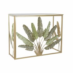 DKD Home Decor Konzola DKD Home Decor Dela Golden Metal Green (120 x 36 x 90 cm)