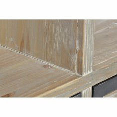 DKD Home Decor TV pohištvo DKD Home Decor 148 x 45 x 54 cm Črna kovina Les Rjava