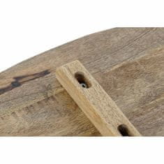 DKD Home Decor Stranska mizica DKD Home Decor rjava črna kovina mangov les 95 x 95 x 40 cm 93,5 x 93,5 x 40 cm