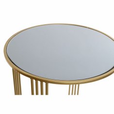 DKD Home Decor Stranska mizica DKD Home Decor Mirror Golden Metal (45 x 45 x 52 cm)