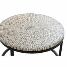 DKD Home Decor Komplet 2 majhnih mizic DKD Home Decor Beige Grey 80 x 80 x 44 cm