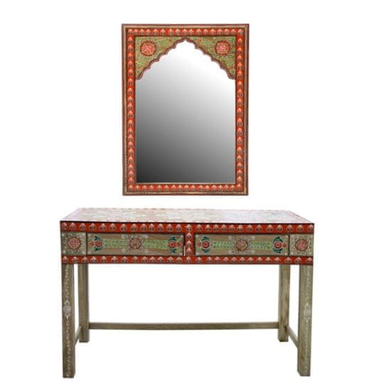 DKD Home Decor Konzola DKD Home Decor Multicolor Mango les Zrcalo 117 x 40 x 76 cm