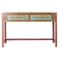 DKD Home Decor Konzola DKD Home Decor Multicolor Mango les Zrcalo 117 x 40 x 76 cm